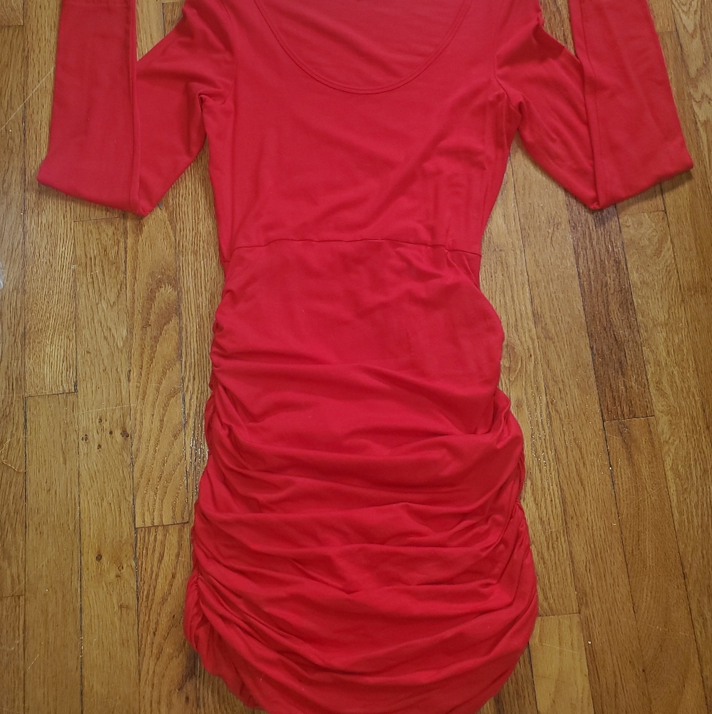 Express Ruffled Bottom Dress - Picture 2 of 3